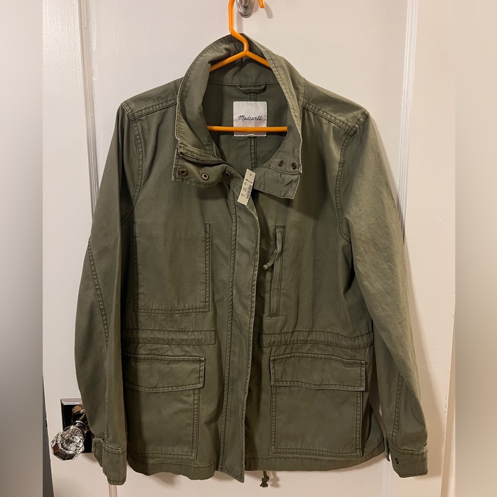Madewell Field Jacket in Olive Green